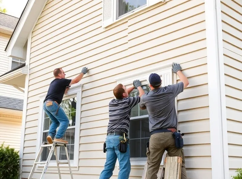 Professional siding installation